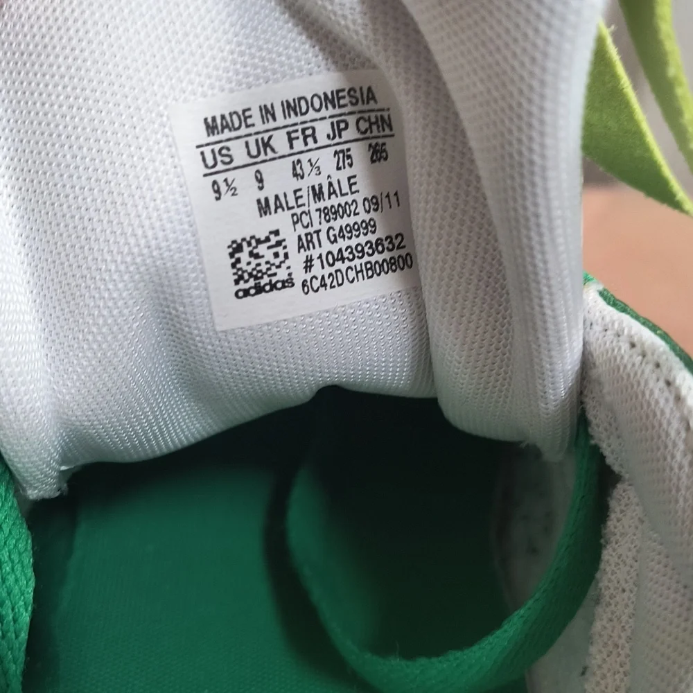 Adidas Superstar 2 Kermit The Frog Sneakers RARE Size 9.5 Mens / 10.5 Womens
